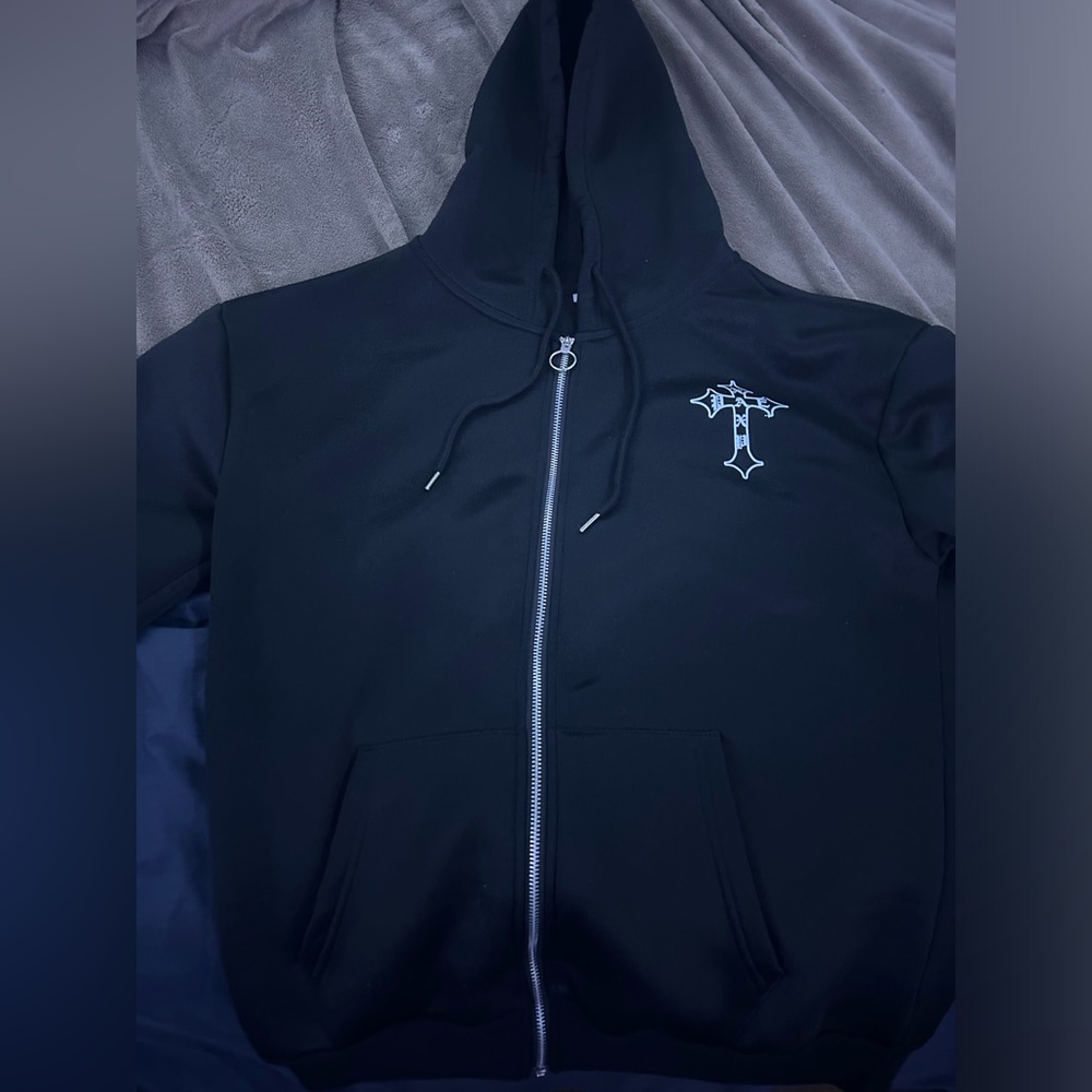 Black Graphic Hoodie